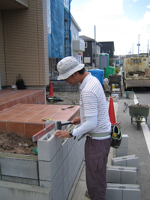 ブロック積み3